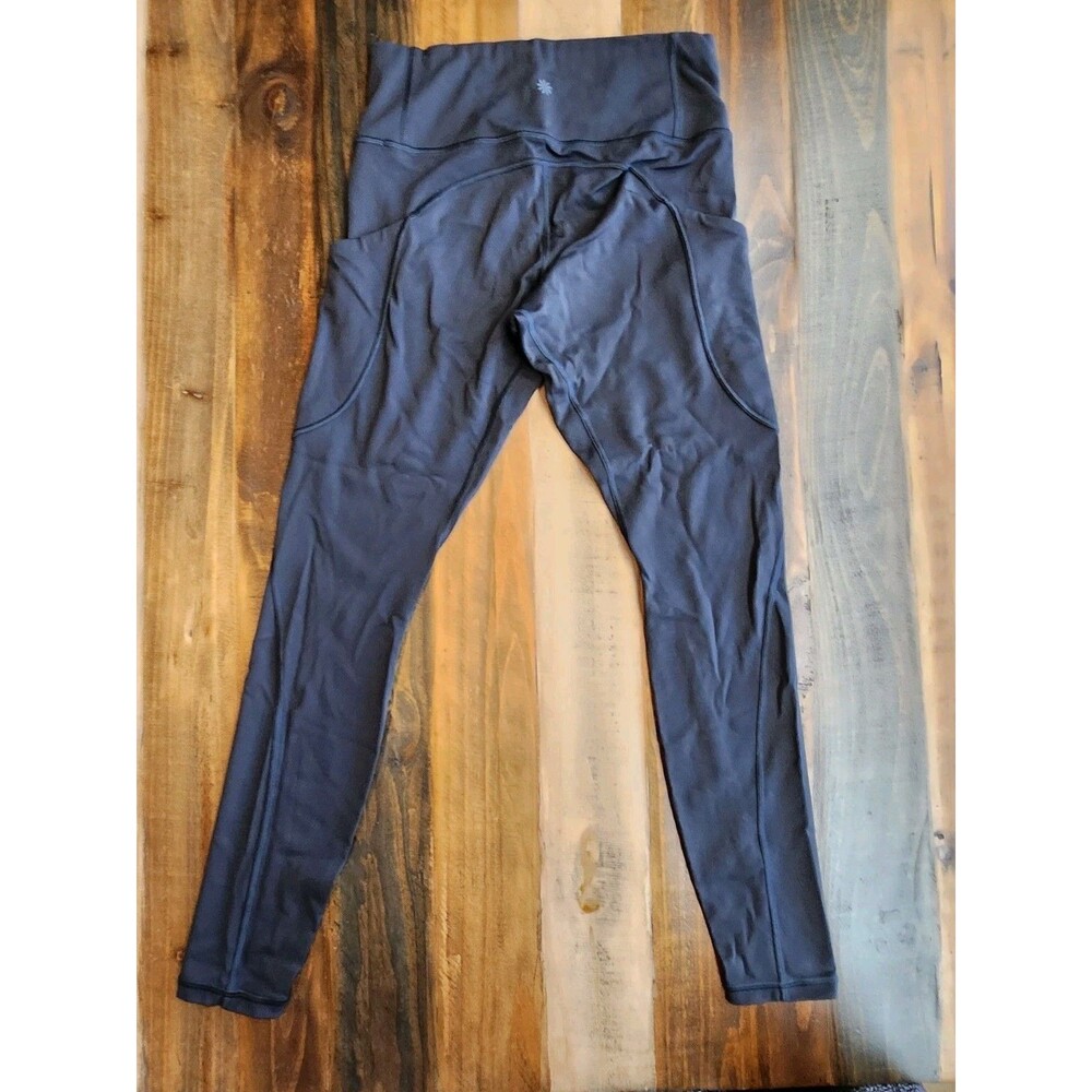 Athleta Women's Small Leggings Black Bundle Lot 2 Pcs - Picture 3 of 13
